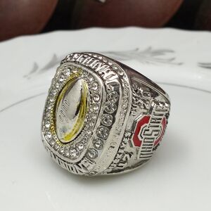 Ohio State Buckeyes 2015 Weber Fan Edition Championship Football Ring Size 11